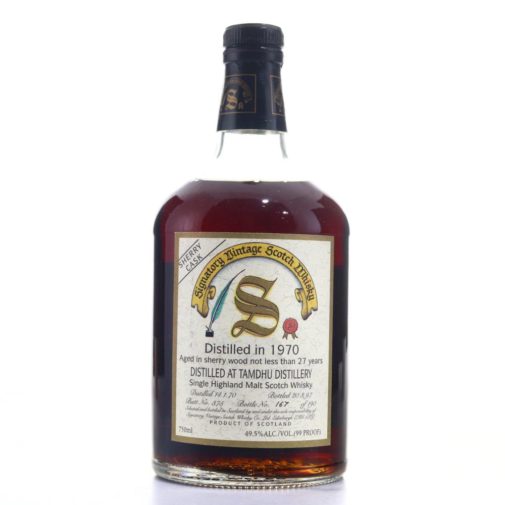Tamdhu 1970 Signatory Vintage 27 Year Old 75cl / US Import