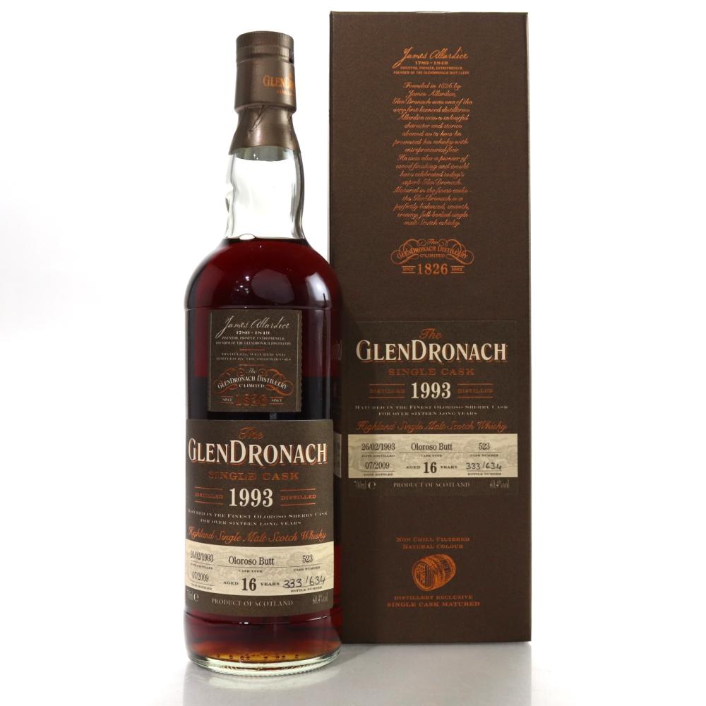 Glendronach 1993 Single Cask 16 Year Old #523