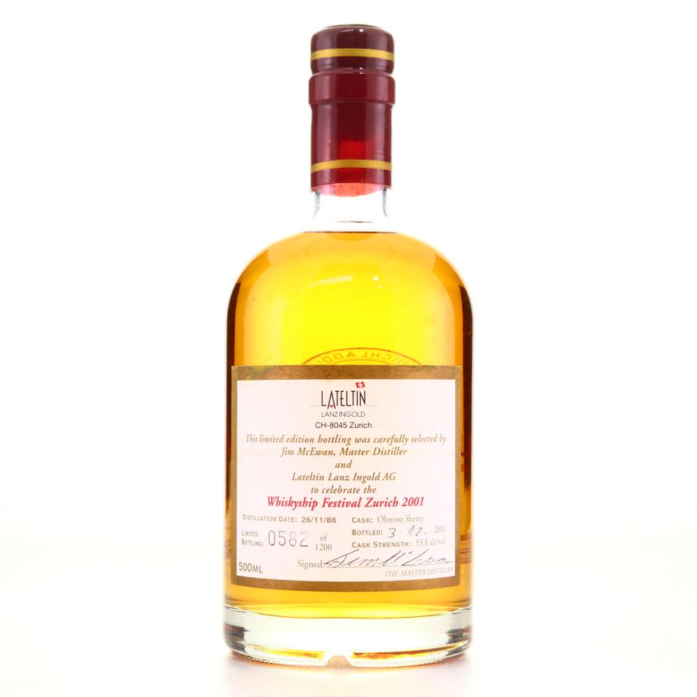 Bruichladdich 1986 Lateltin Valinch / Whiskyship 2001