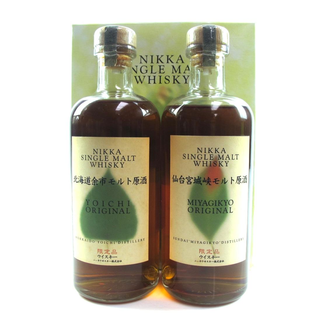 Yoichi and Miyagikyo Single Malt 2 x 50cl / Not For Sale