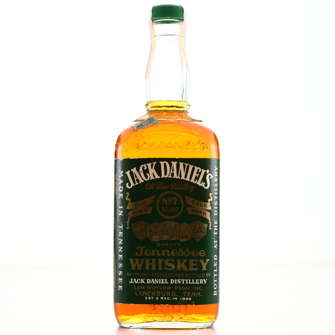 Jack Daniel's Old No.7 Green Label 1 Litre 1980s