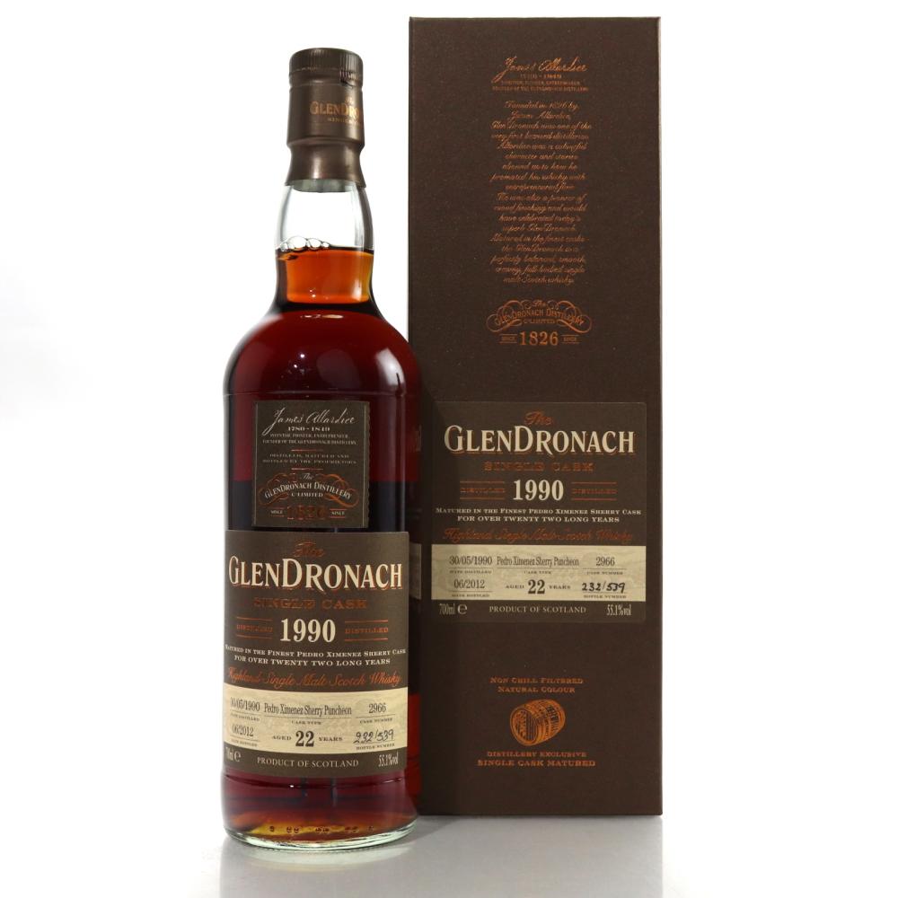 Glendronach 1990 Single Cask 22 Year Old #2966