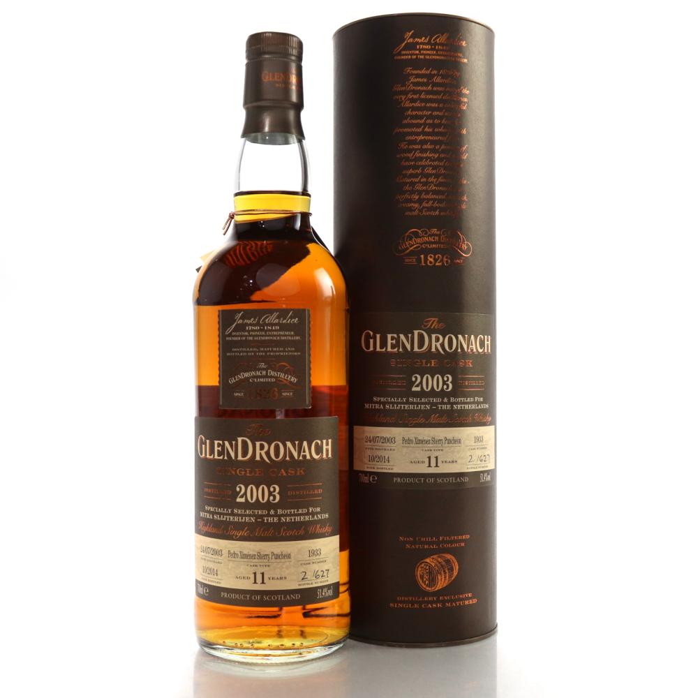 Glendronach 2003 Single Cask 11 Year Old #1933 / Mitra Slijterijen