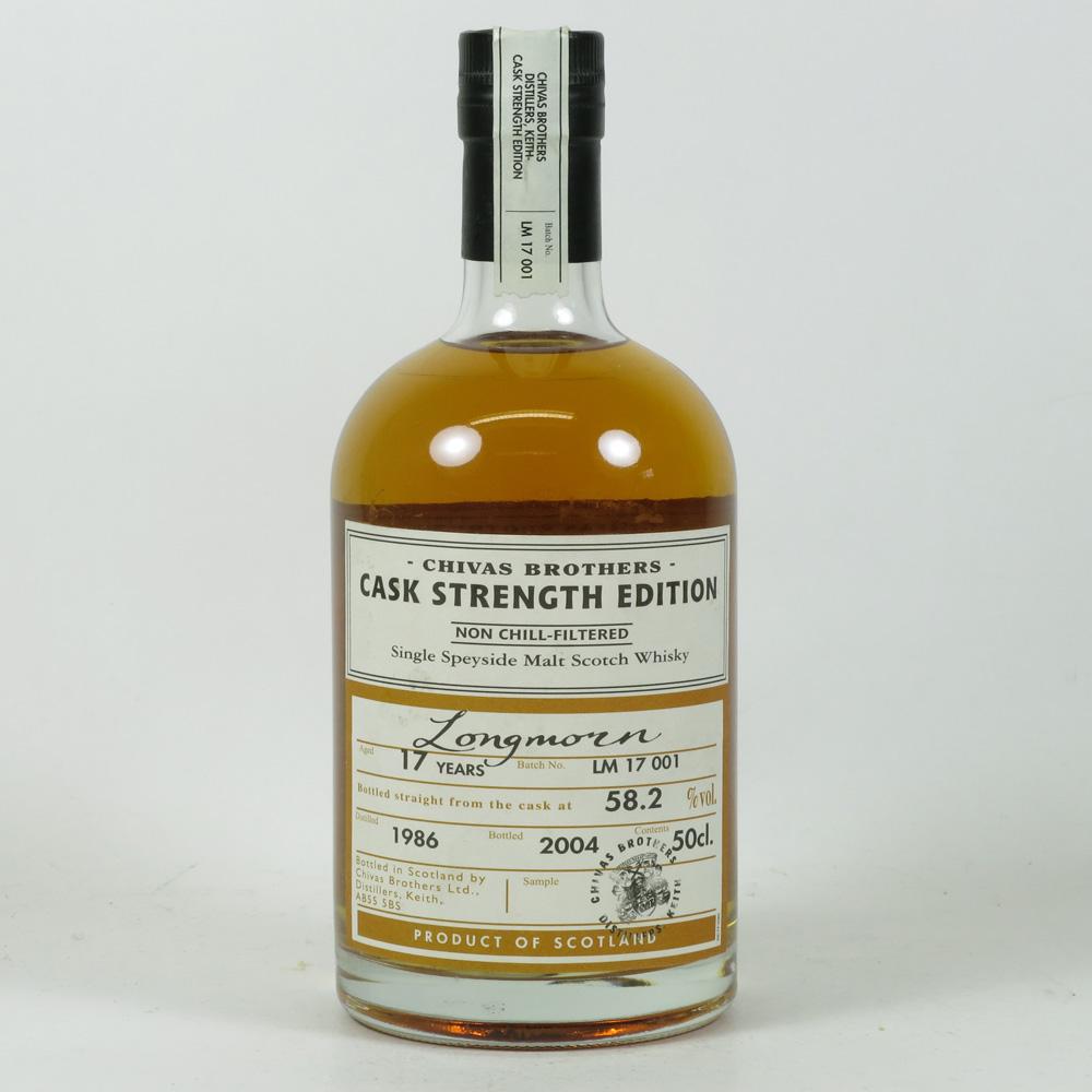 Longmorn 1986 17 Year Old Cask Strength Batch 001