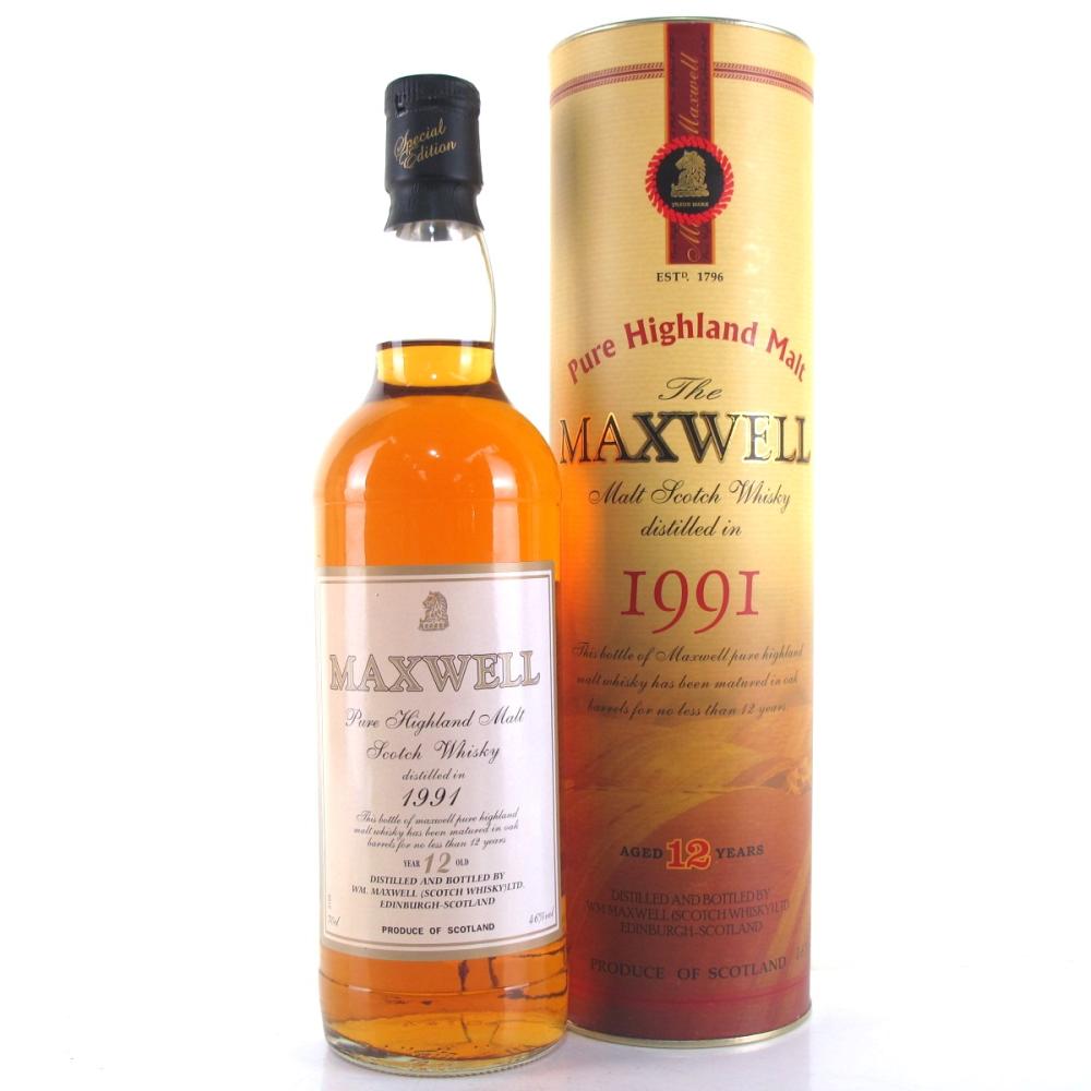 Maxwell 1991 12 Year Old