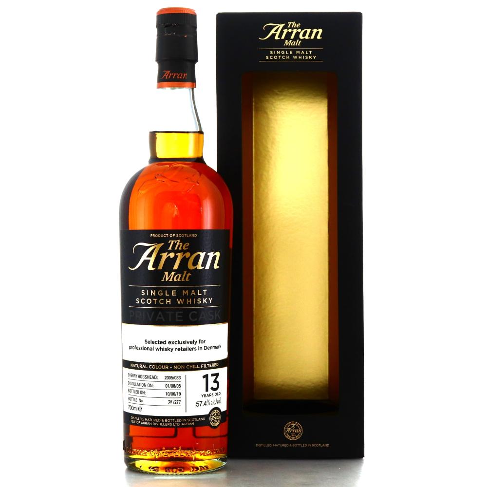 Arran 2005 Single Cask 13 Year Old / Denmark
