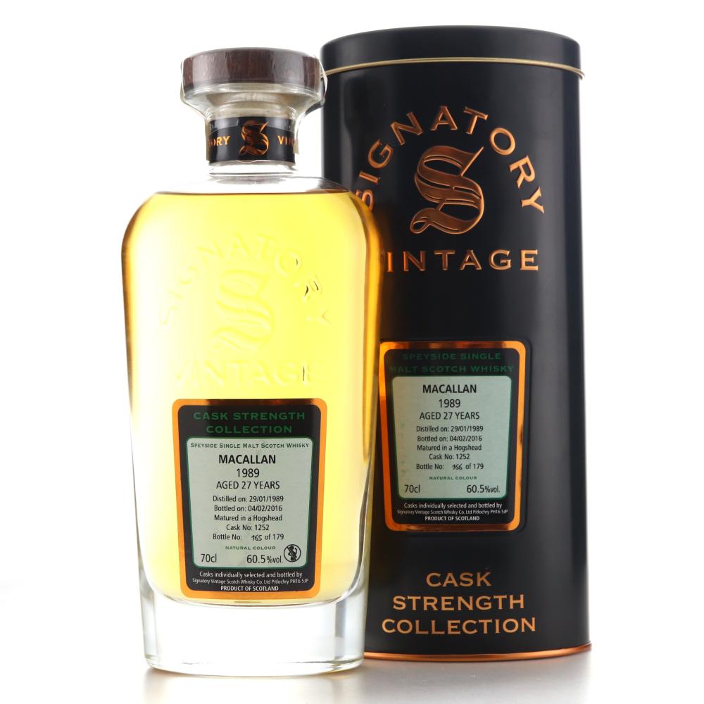 Macallan 1989 Signatory Vintage 27 Year Old