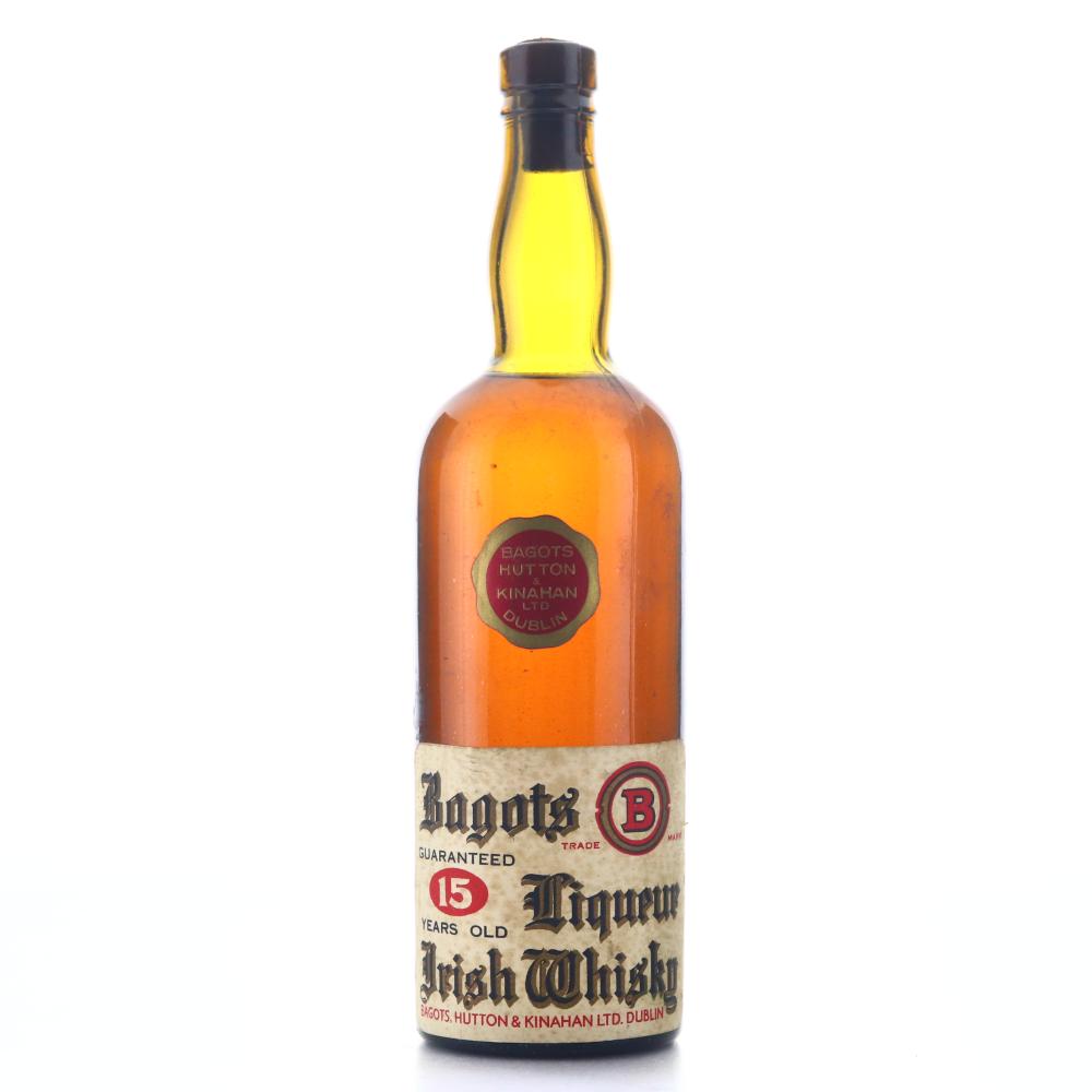 Bagots 15 Year Old Liqueur Irish Whisky 1920s - Collection Only