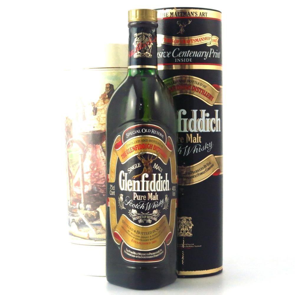 Glenfiddich Pure Malt 1980s / Including Print