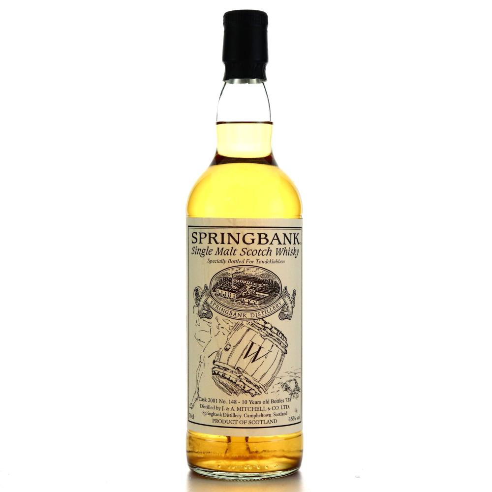 Springbank Single Cask 10 Year Old #2001 / Tondeklubben