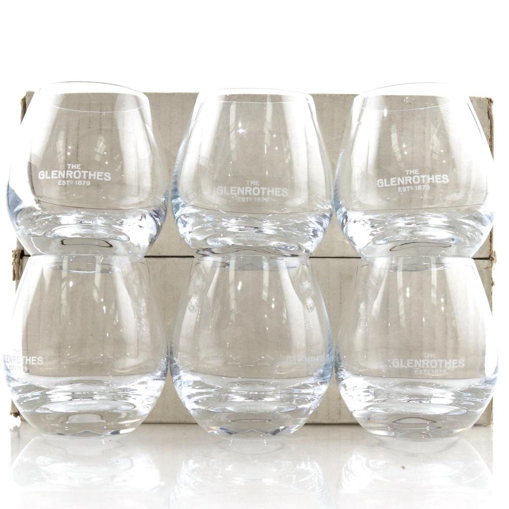 Glenrothes Branded Tumbler Glasses x 6