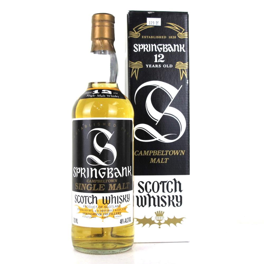 Springbank 12 Year Old 75cl 1990s / US Import