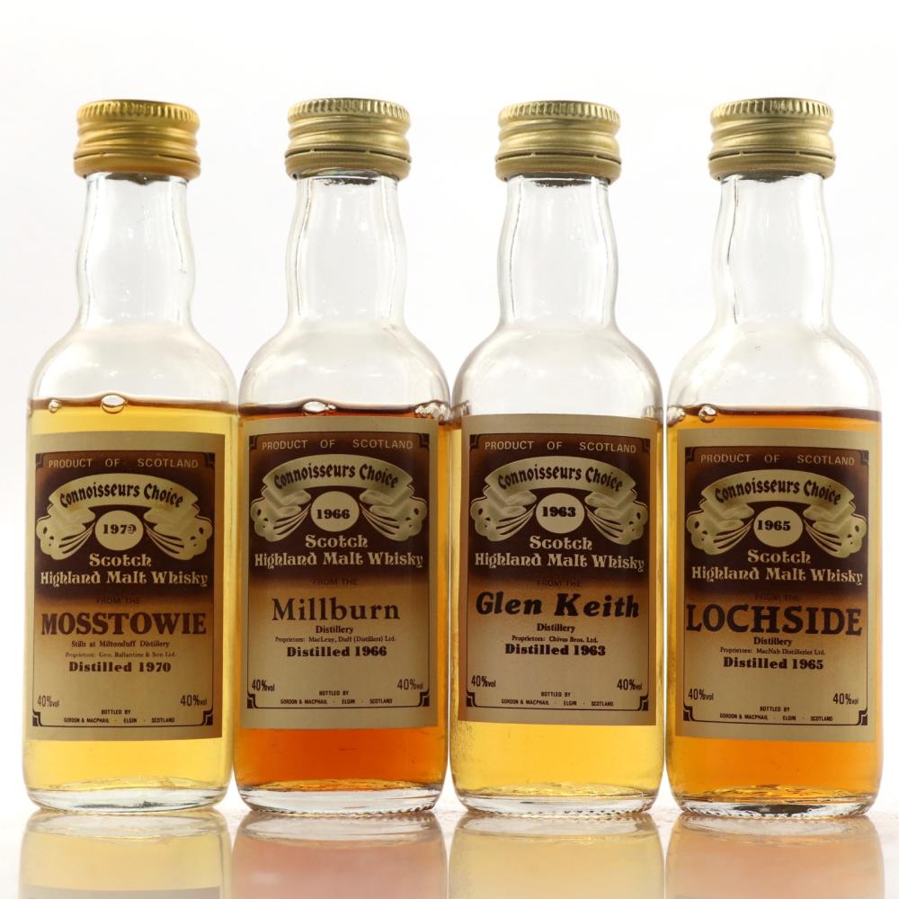 Gordon and MacPhail Highland Miniature Selection 4 x 5cl / Including Lochside 1968