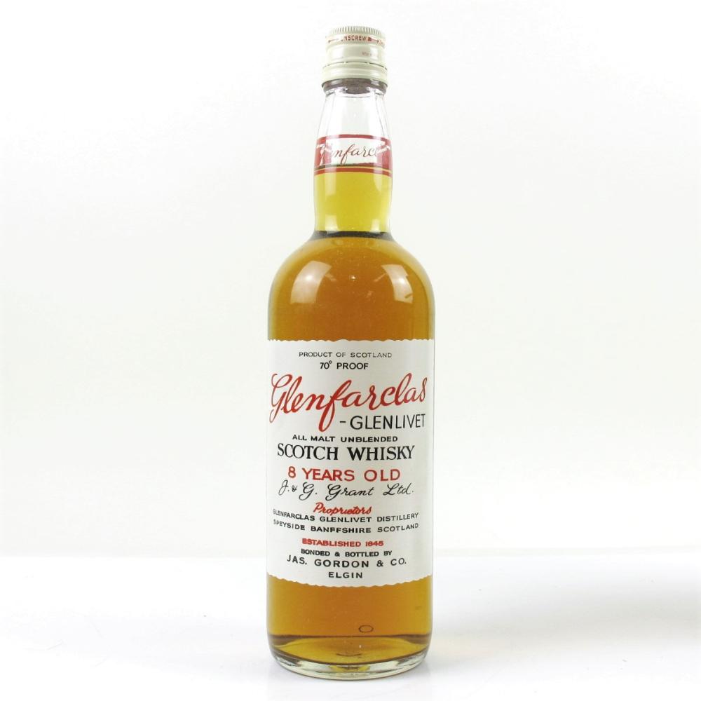 Glenfarclas 8 Year Old 1960s / SecuRo Cap