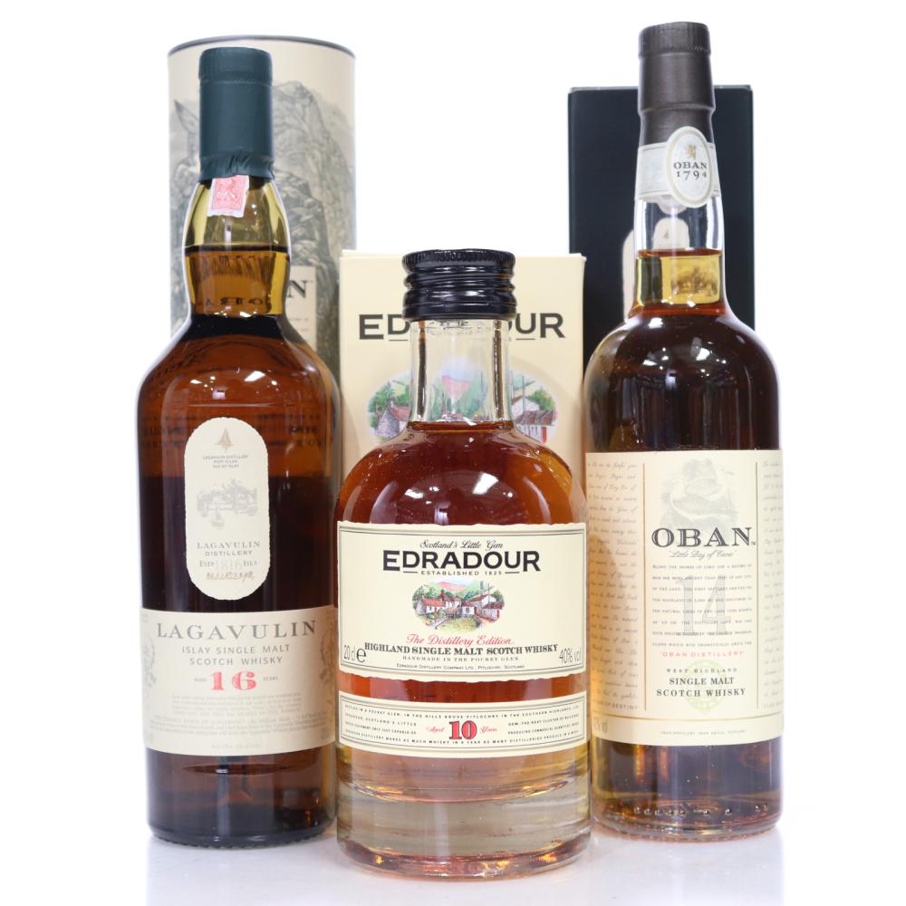 Single Malts Collection 3 x 20cl / Oban, Edradour, Lagavulin