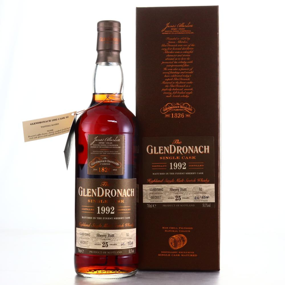 Glendronach 1992 Single Sherry Cask 25 Year Old #52