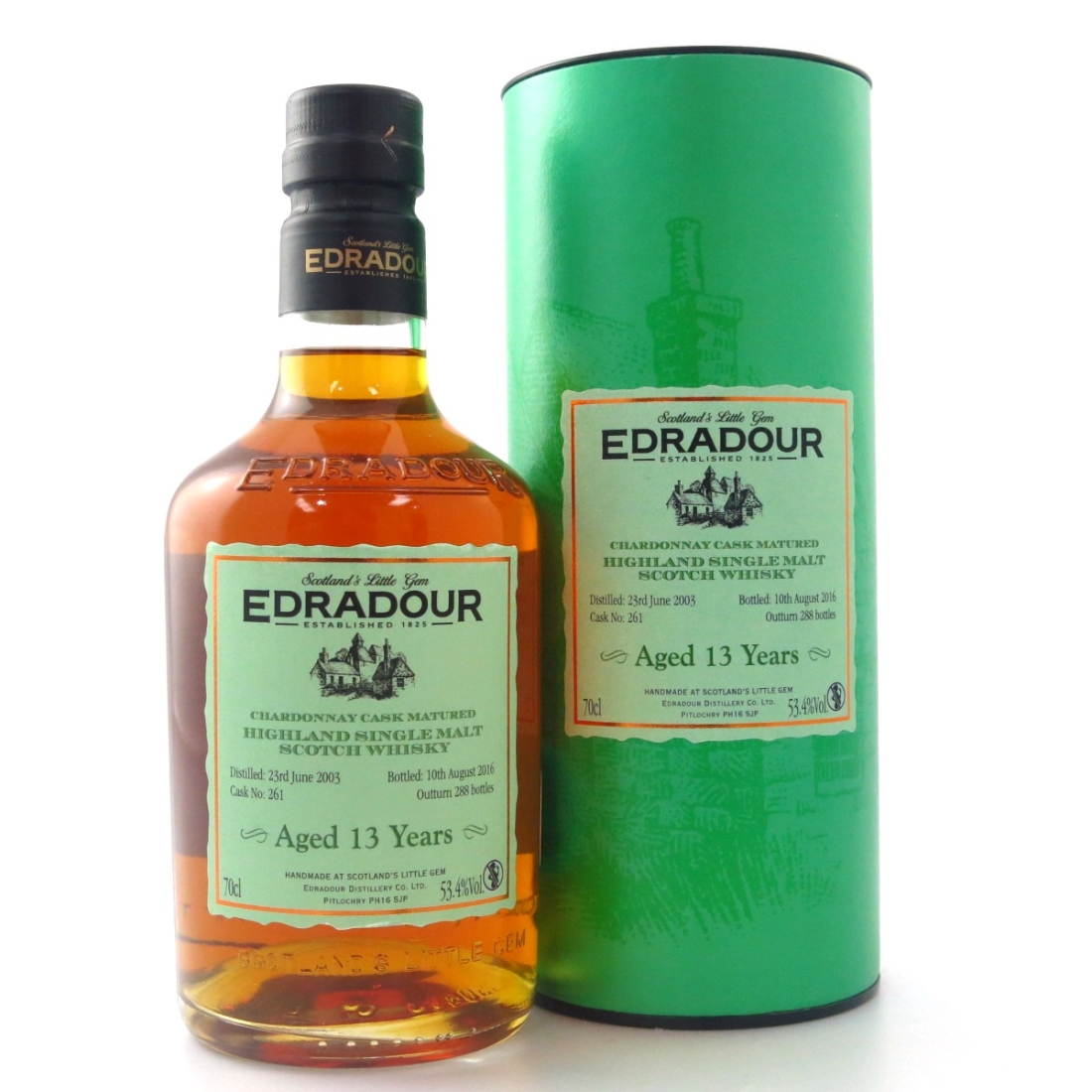 Edradour 2003 Chardonnay Cask 13 Year Old