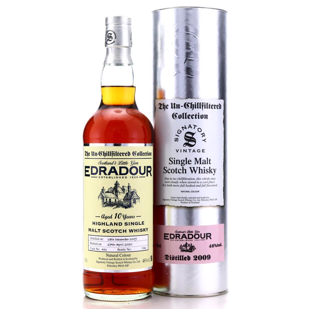 Edradour 2009 Signatory Vintage 10 Year Old 