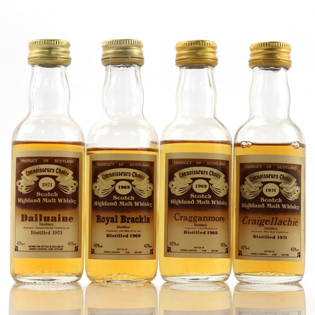 Gordon and MacPhail Highland Miniature Selection 4 x 5cl / Including Cragganmore 1969