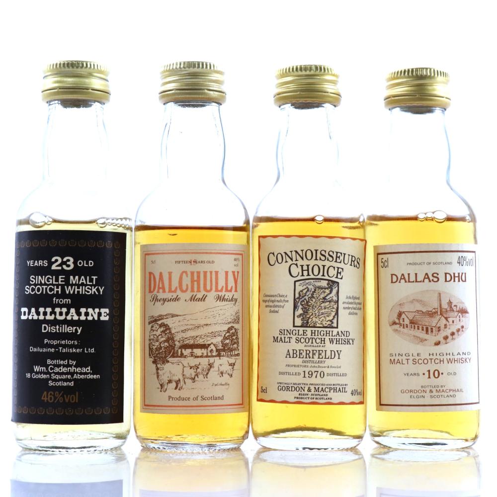 Highland Miniature Selection 4 x 5cl / including Dailuaine Cadenhead's 23 Year Old