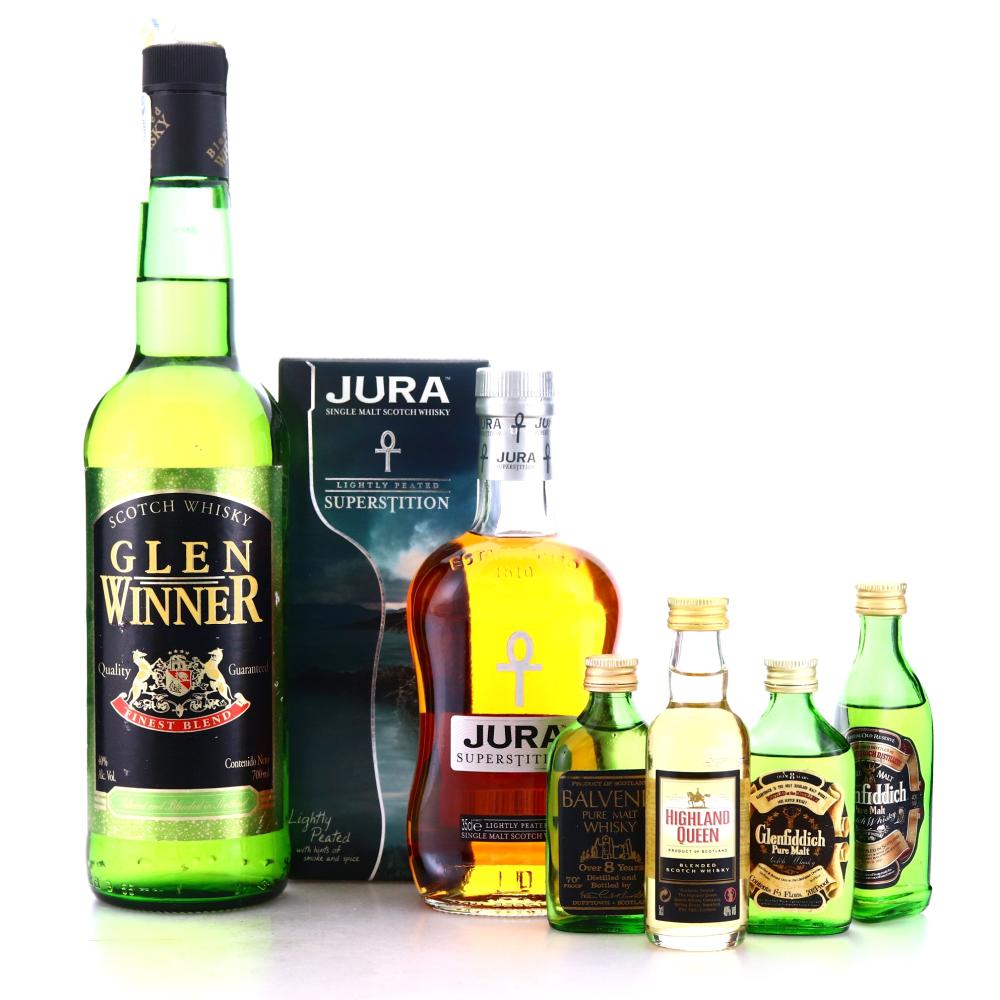 Scotch Whisky Selection 70cl, 35cl & 4 x Miniature