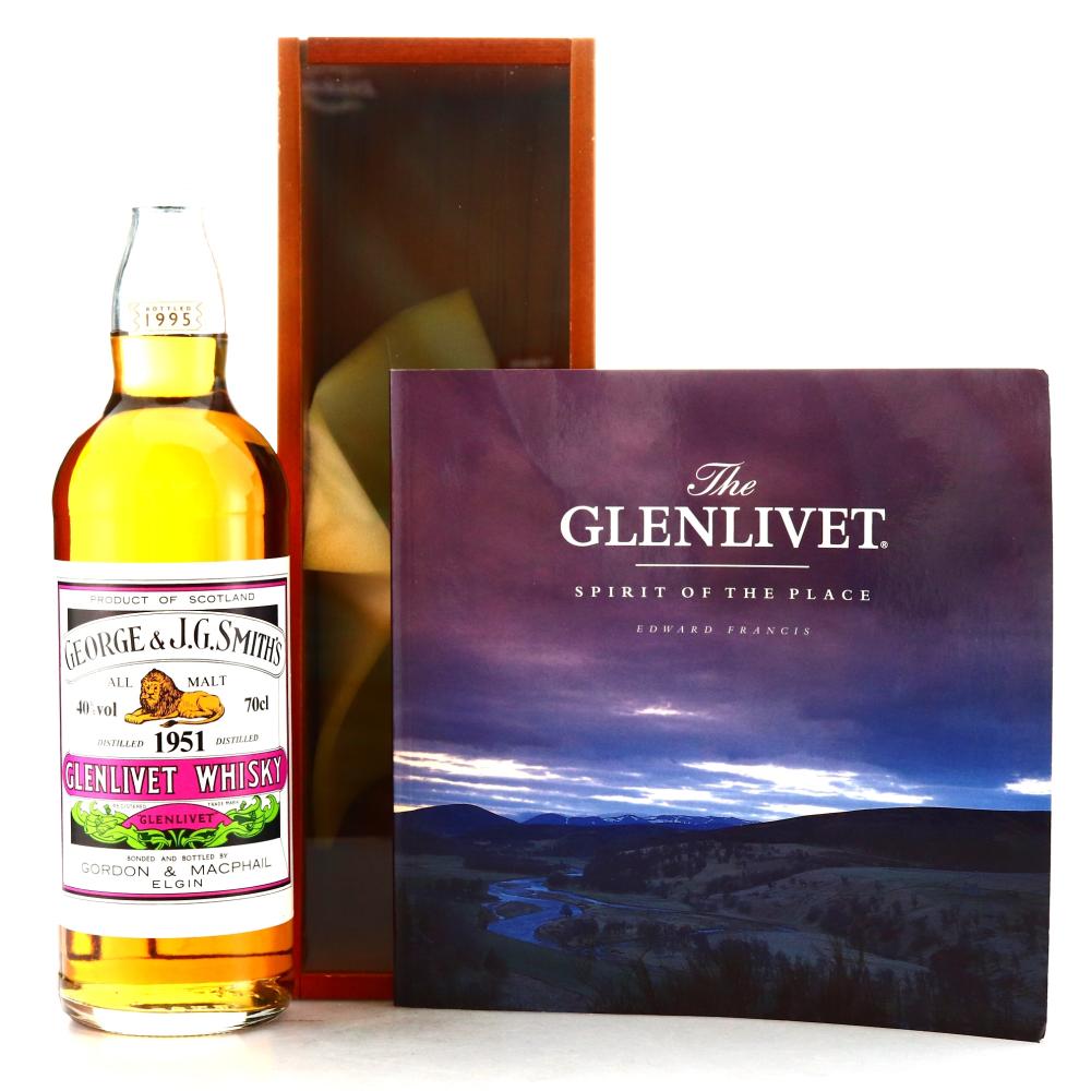 Glenlivet 1951 Gordon and MacPhail / Includes Spirit of the Place Book