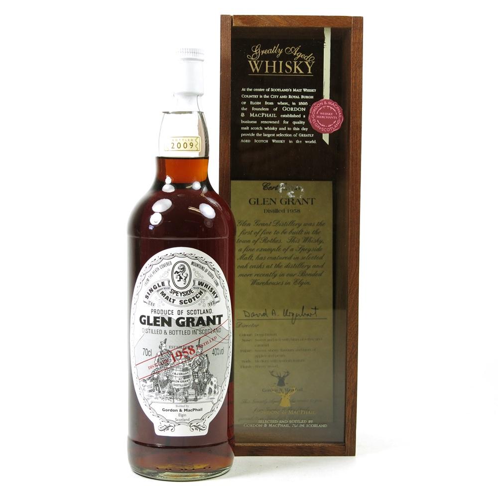 Glen Grant 1958 Gordon and Macphail 50 Year Old 