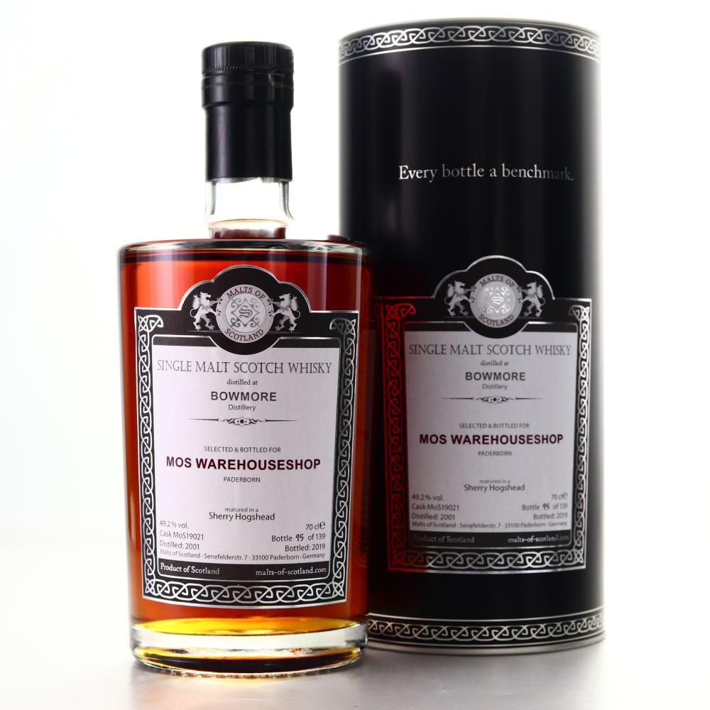 Bowmore 2001 Malts of Scotland Sherry Hogshead / MOS Warehouseshop