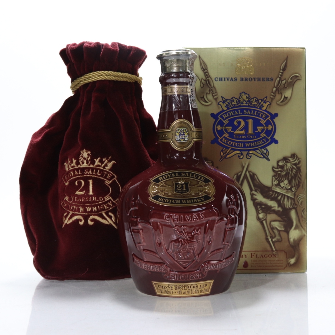Chivas 21 Year Old Royal Salute / Ruby Flagon