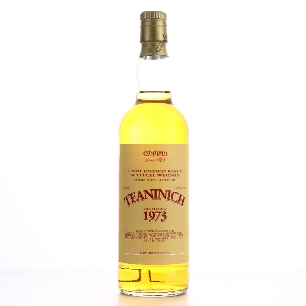 Teaninich 1973 Samaroli / Curved Distillery Label