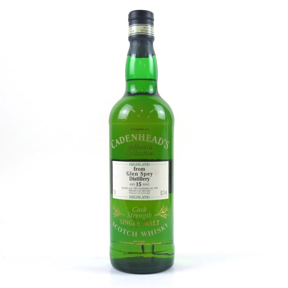 Glen Spey 1981 Cadenhead's 15 Year Old