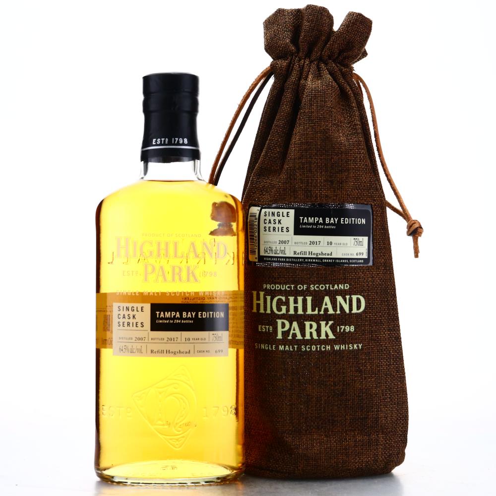 Highland Park 2007 Single Cask 10 Year Old #699 75cl / Tampa Bay Edition