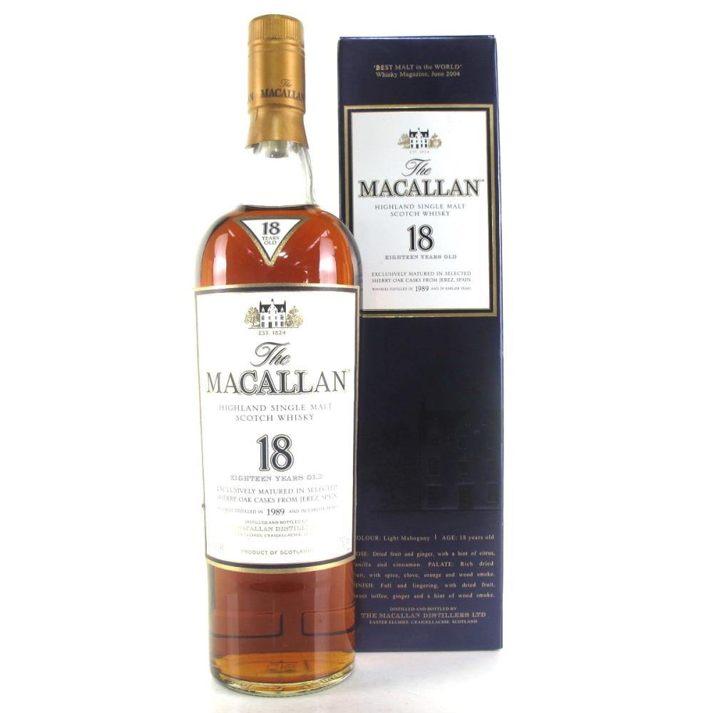 Macallan 18 Year Old 1989 75cl / US Import