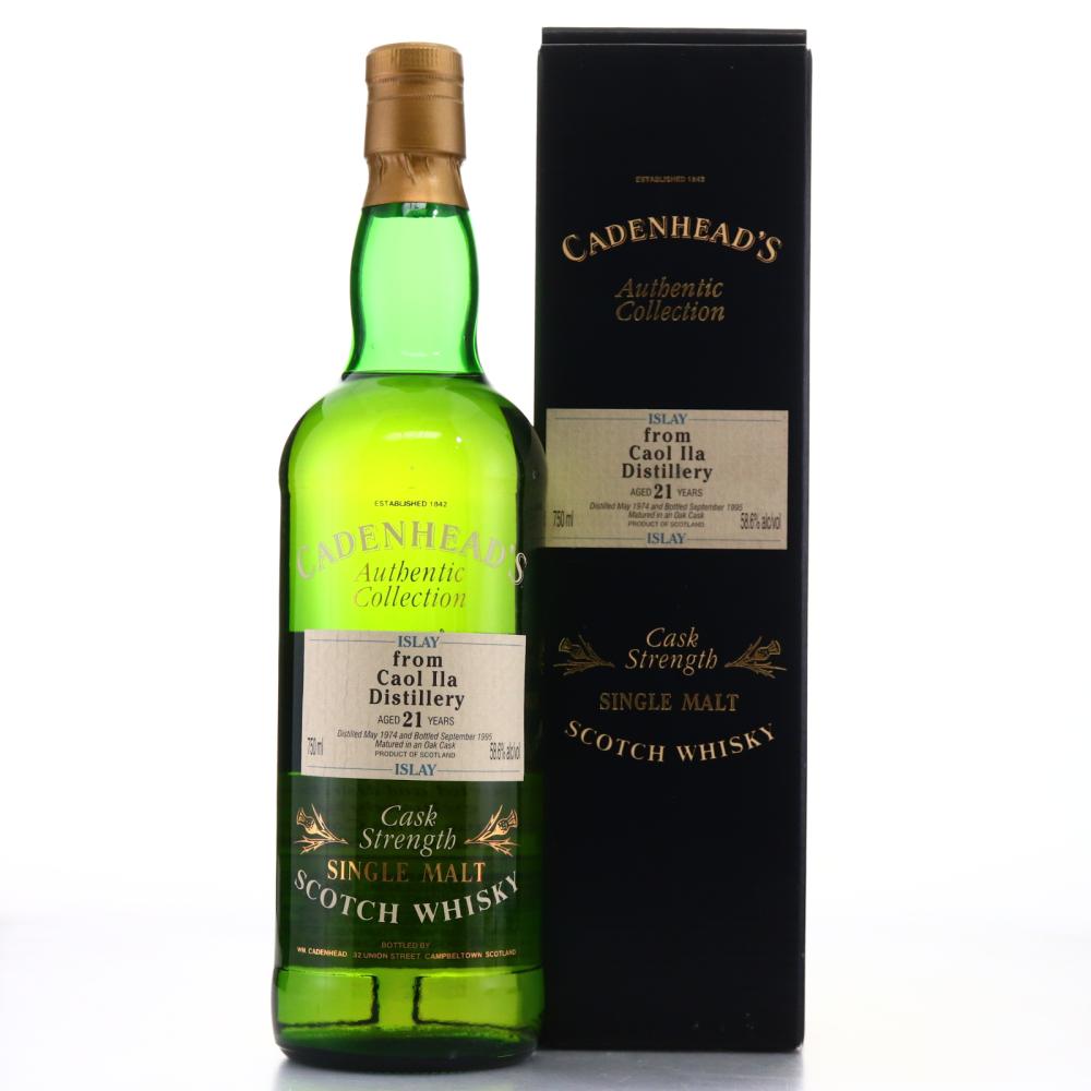 Caol Ila 1974 Cadenhead's 21 Year Old 75cl / US Import