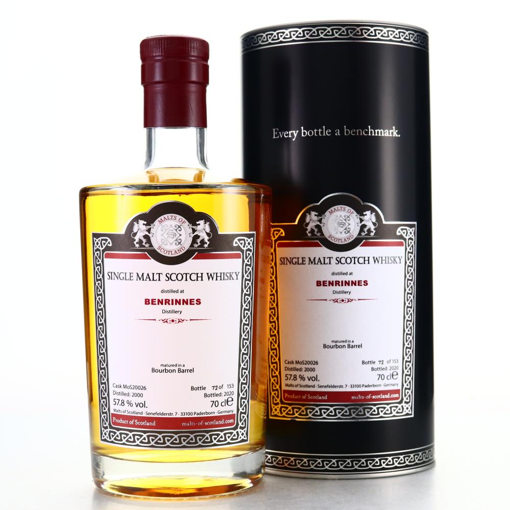 Benrinnes 2000 Malts of Scotland Bourbon Hogshead