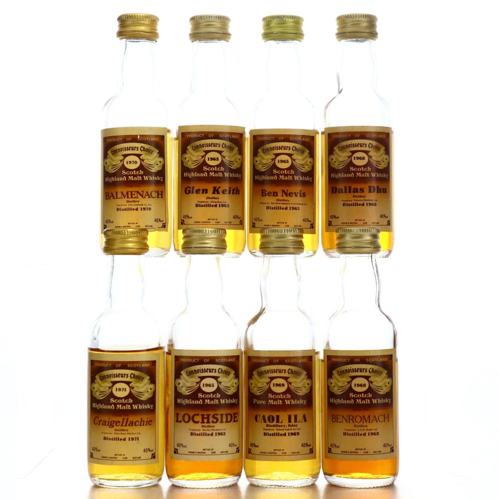 Gordon and MacPhail Miniatures x 8 / includes Caol Ila 1969
