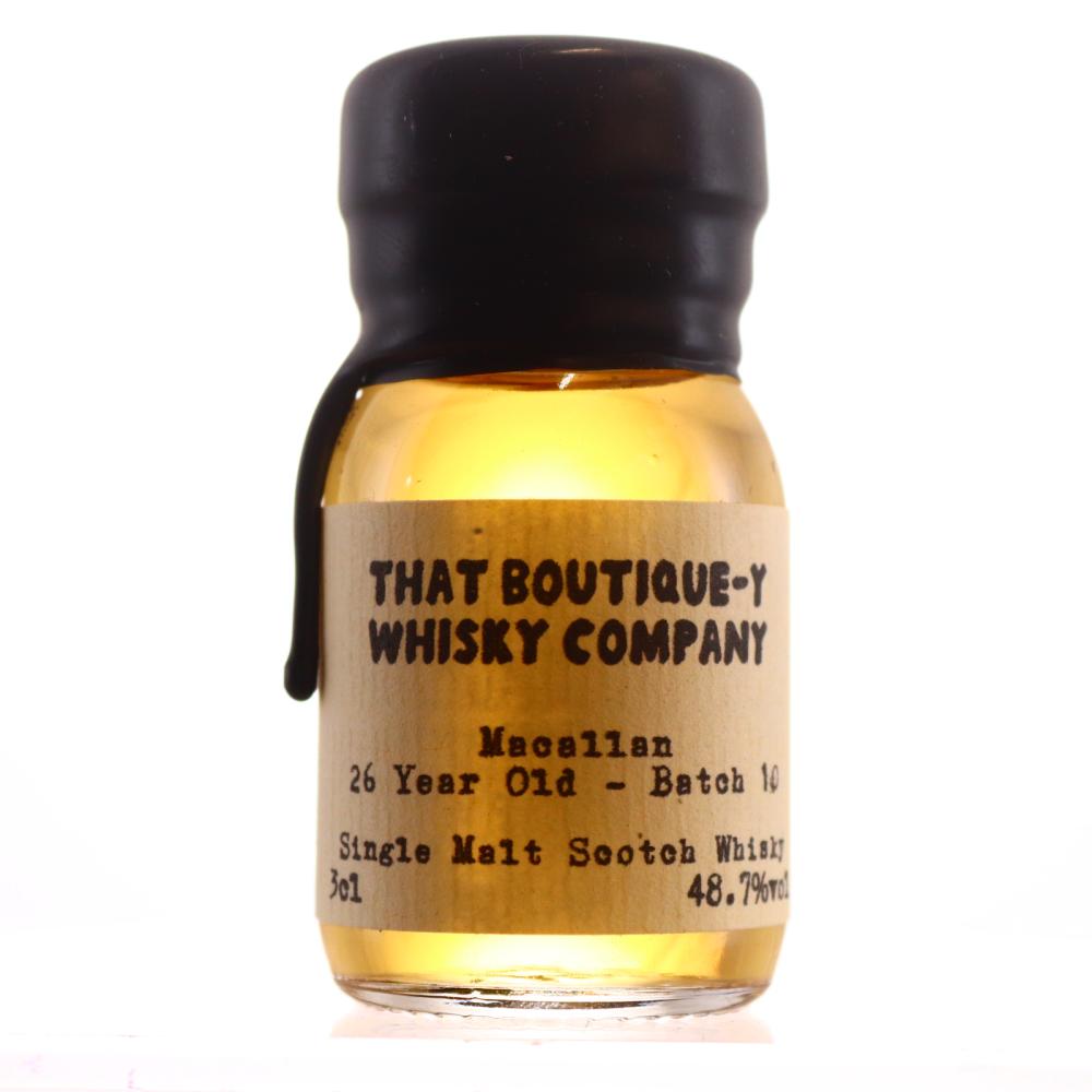 Macallan 26 Year Old That Boutique-y Whisky Company Batch #10 Sample