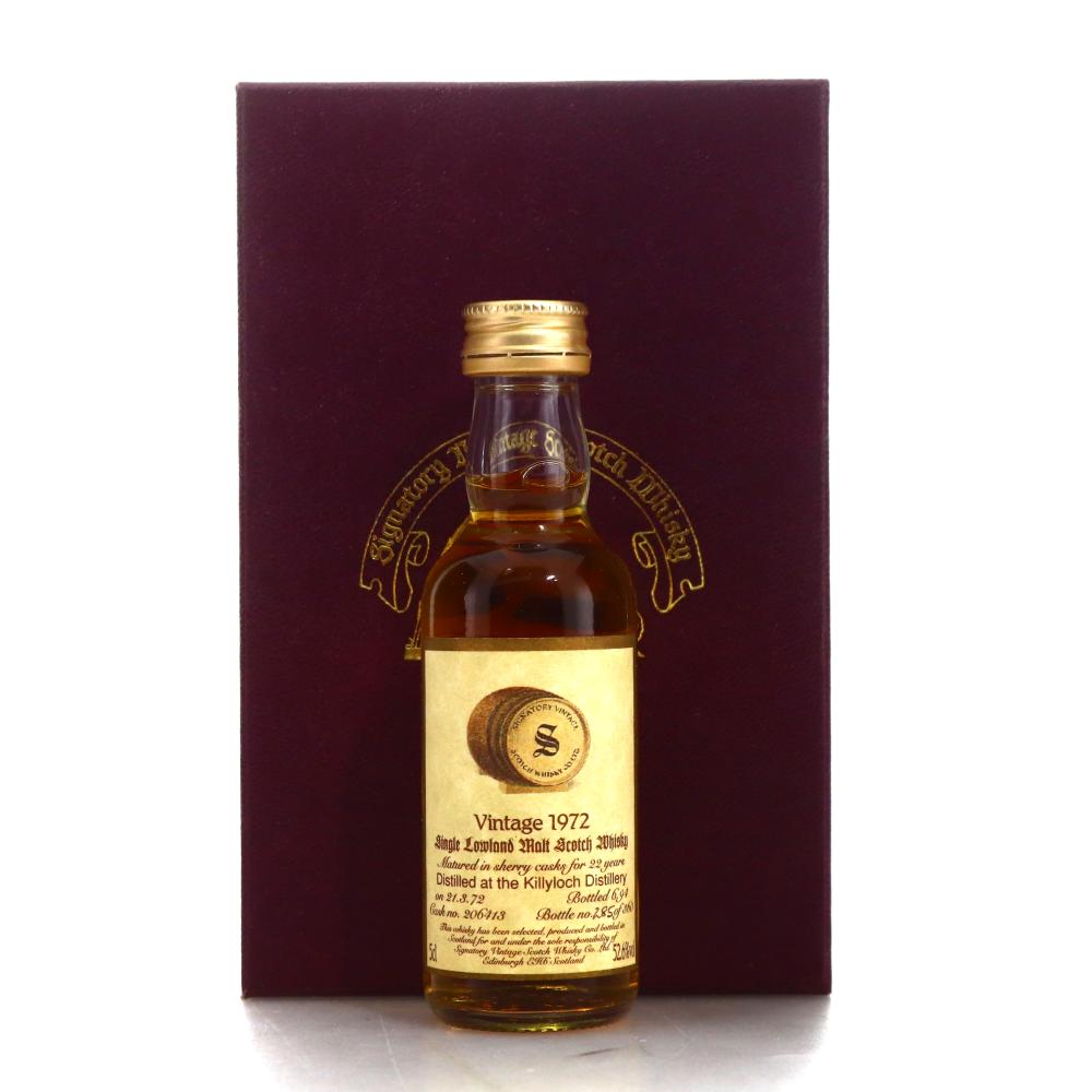 Killyloch 1972 Signatory Vintage 22 Year Old Miniature 