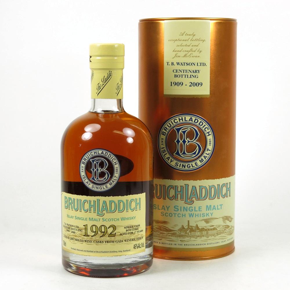 Bruichladdich 1992 17 Year Old T.B.Watson's Centenary