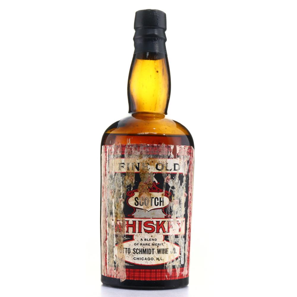 Otto Schmidt Wine Co Fine Old Scotch Whisky 1910s