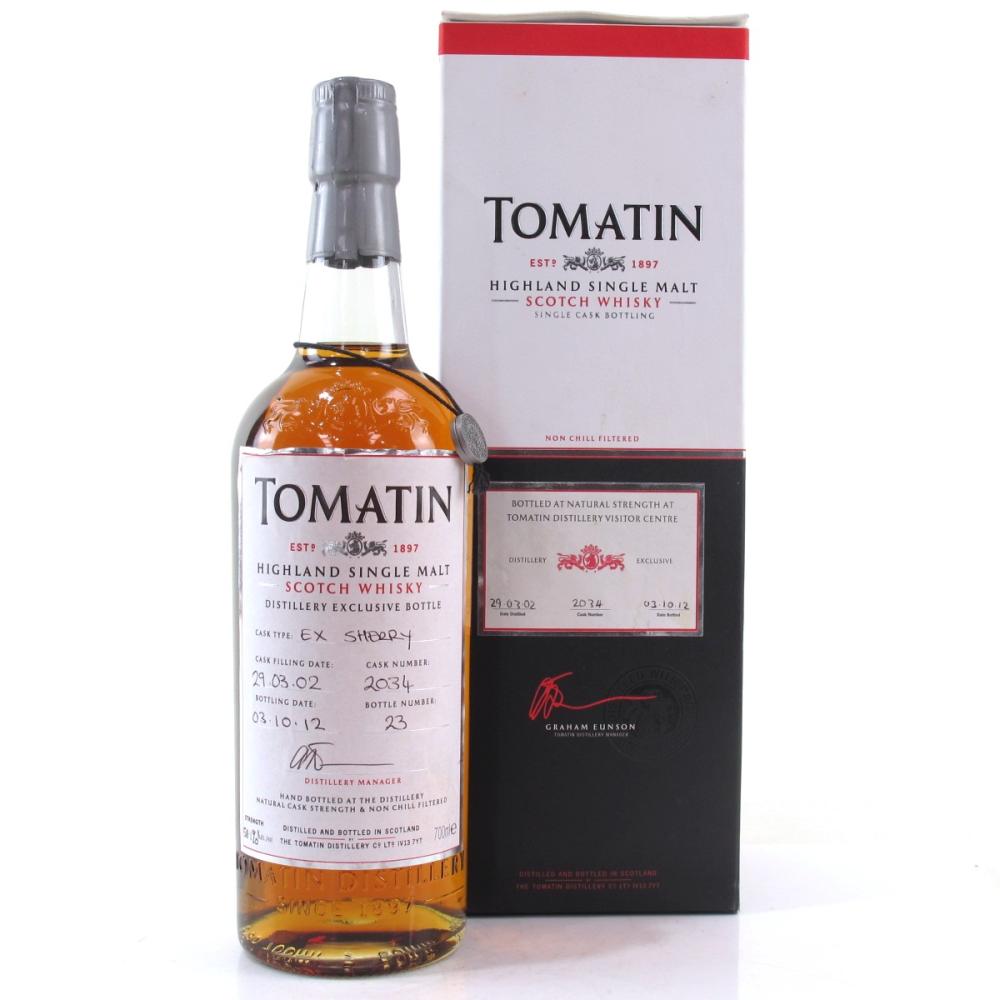 Tomatin 2002 Sherry Single Cask #20342 / Distillery Exclusive