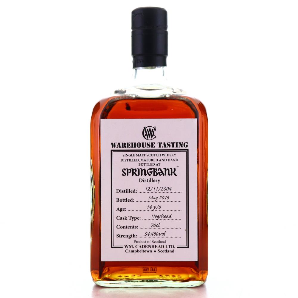 Springbank 2004 Cadenhead's 14 Year Old / Warehouse Tasting