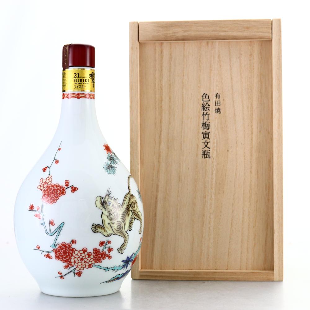 Hibiki 21 Year Old Ceramic Arita Decanter 2009 Release