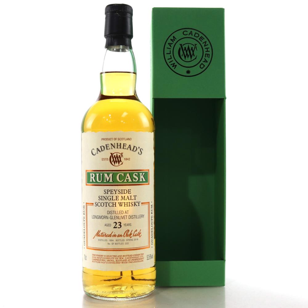 Longmorn 1994 Cadenhead's 23 Year Old / Rum Cask