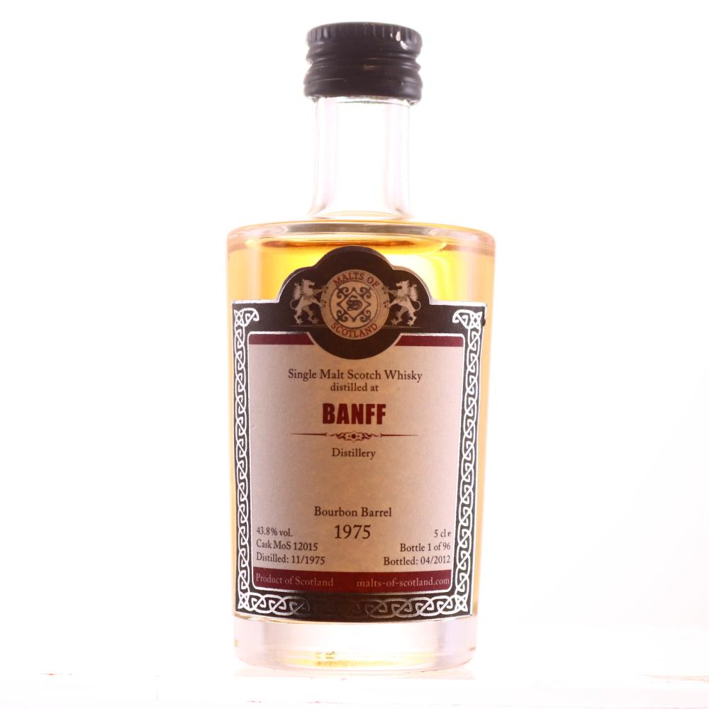 Banff 1975 Malts of Scotland Bourbon Barrel Miniature