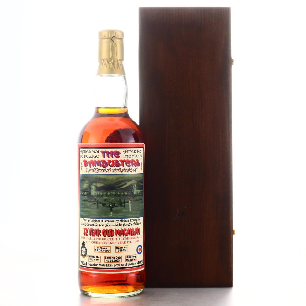 Macallan 1990 Dambusters 12 Year Old / 1st Edition