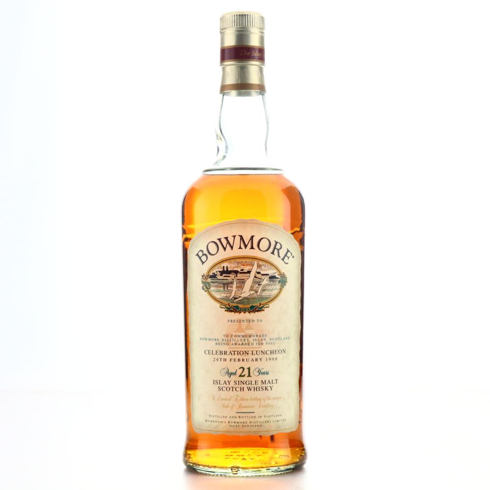 Bowmore 21 Year Old ISO 9002 Celebratory Luncheon 1996