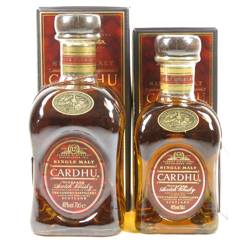 Cardhu 12 Year Old 70cl and 50cl
