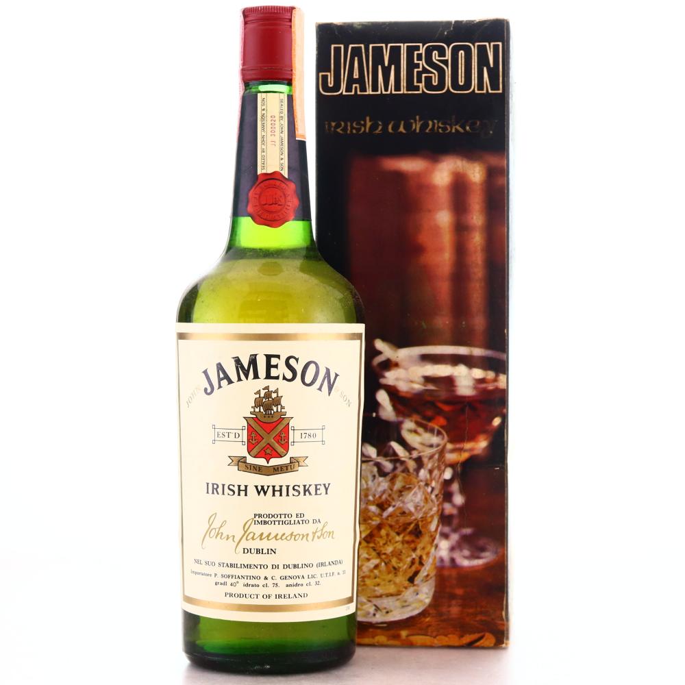 Jameson Irish Whiskey 1975 / Soffiantino Import
