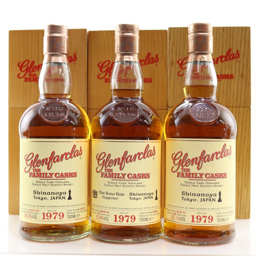 Glenfarclas 1979 Family Casks for Shinanoya 3 x 70cl / #8795, #8800, #8801